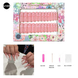 【BUY 3 Get 1 More Free】【Long Nails L101 - L150】 Machine Press on Nails 24Pcs False Nails