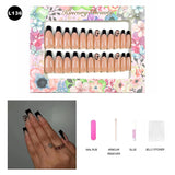 【BUY 3 Get 1 More Free】【Long Nails L101 - L150】 Machine Press on Nails 24Pcs False Nails