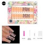 【BUY 3 Get 1 More Free】【Long Nails L151 - L200】Machine Press on Nails 24Pcs False Nails