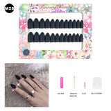 【BUY 3 Get 1 More Free】【Medium Nails M1 - M50】 Machine Press on Nails 24Pcs False Nails