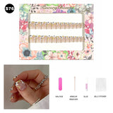 【BUY 3 Get 1 More Free】【Short Nails S51 - S84】Machine Press on Nails 24Pcs False Nails