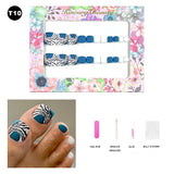 【BUY 3 Get 1 More Free】【Toe nails T1 - T20】 Machine Press on Nails 24Pcs False Nails