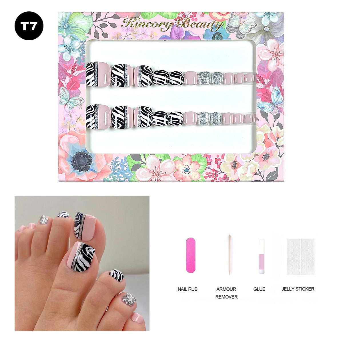 Reusable Toe Nails 