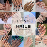 【BUY 3 Get 1 More Free】【Long Nails L1 - L50】Machine Press on Nails 24Pcs False Nails